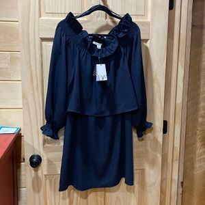 DVF Georgie Dress Deep Night.Large